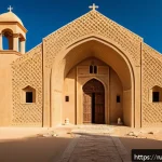 Home 18 바레인의 역사적 교회 - An ancient Bahraini church constructed from coral stone and lime mortar, featuring intricately carve...